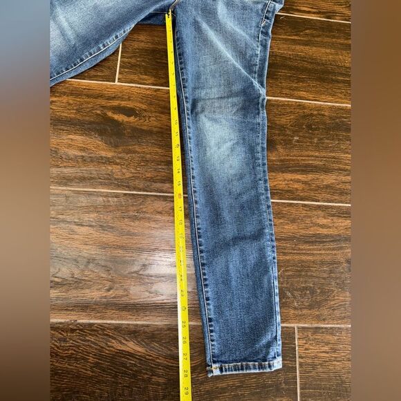 Good American Blue Skinny Jeans Women’s Size 10/30 Mid Rise Stretch Denim - Picture 10 of 10